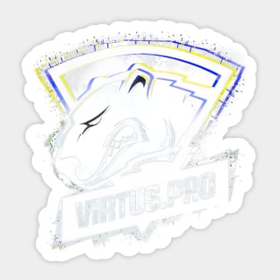 Virtus Pro Team Redesign Logo Black Edition Sticker